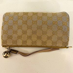 Gucci pochette, gold pink bronze